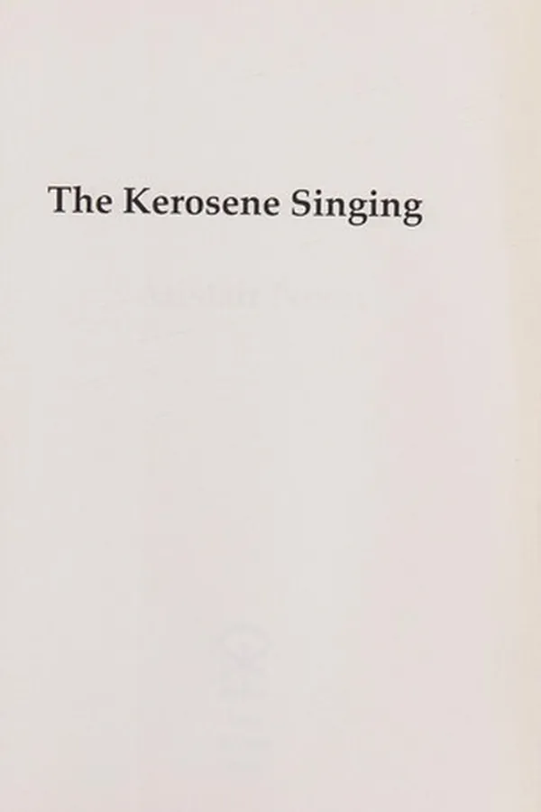 Capa de Kerosene Singing