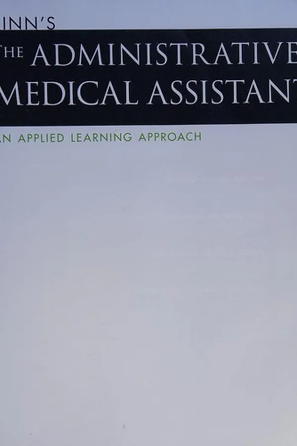 Capa de Kinn's the Administrative Medical Assistant