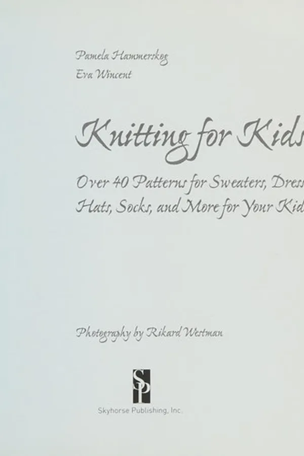 Capa de Knitting for kids