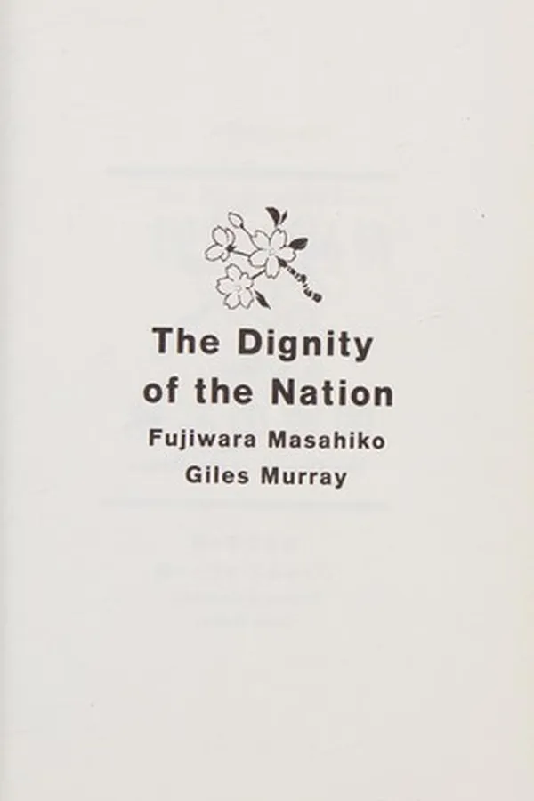 Capa de Dignity of the State (Japanese Edition)