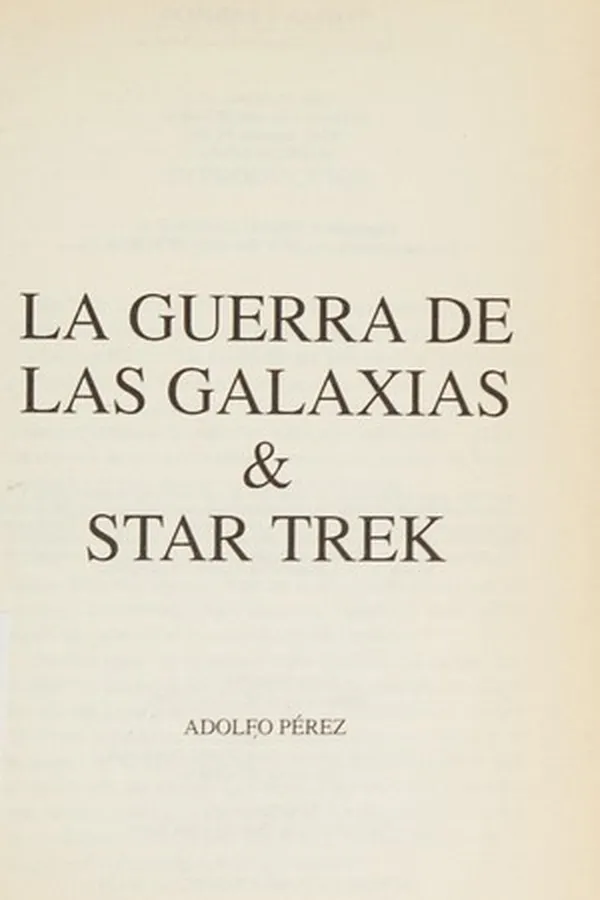 Capa de La guerra de las galaxias & Star trek