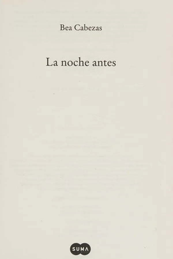 Capa de Noche Antes / the Night Before