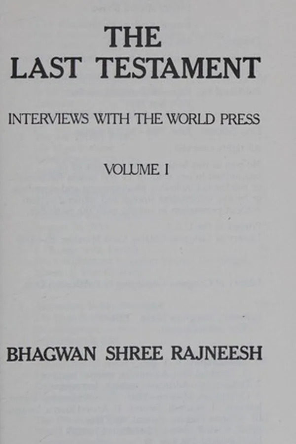 Capa de The last testament