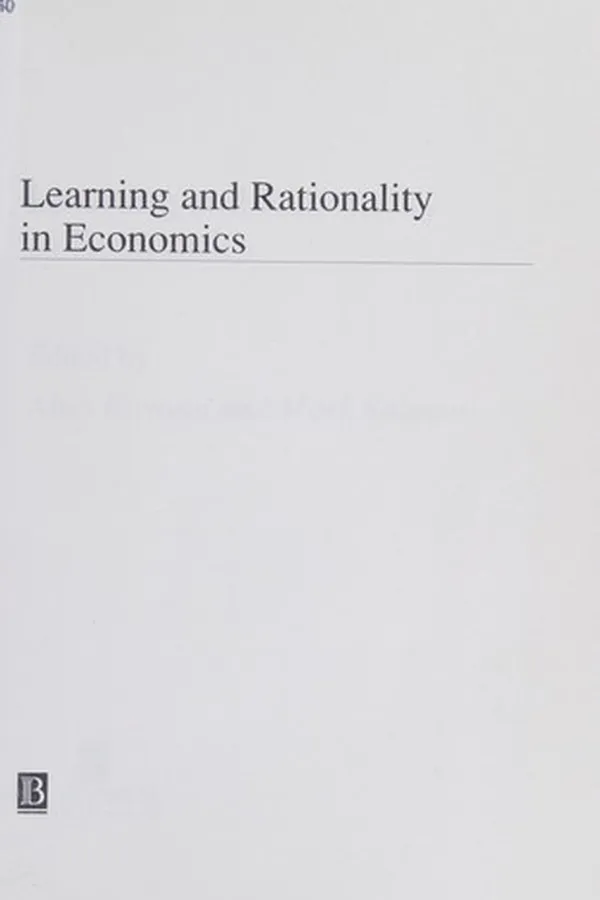 Capa de Learning and rationality in economics