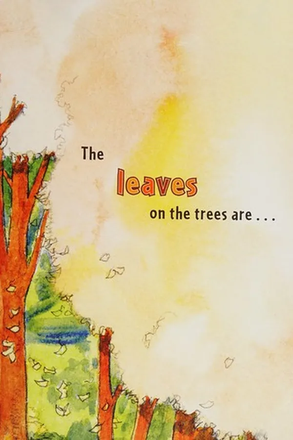 Capa de The leaves on the trees