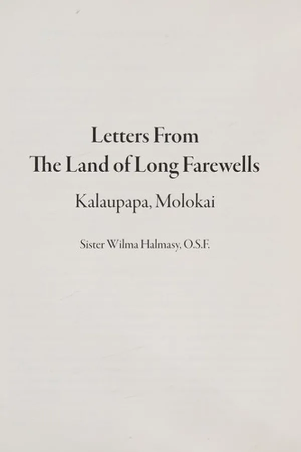 Capa de Letters from the land of long farewells