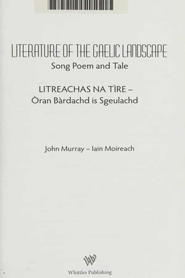Capa de Literature of the Gaelic Landscape