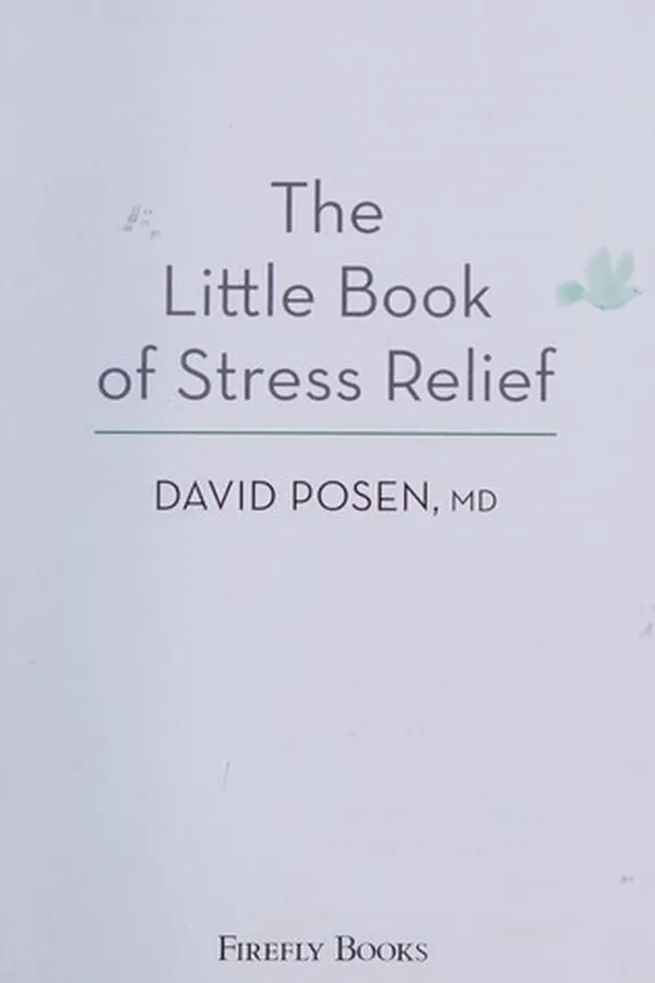 Capa de The little book of stress relief