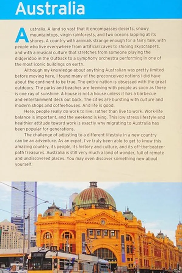 Capa de Living abroad in Australia
