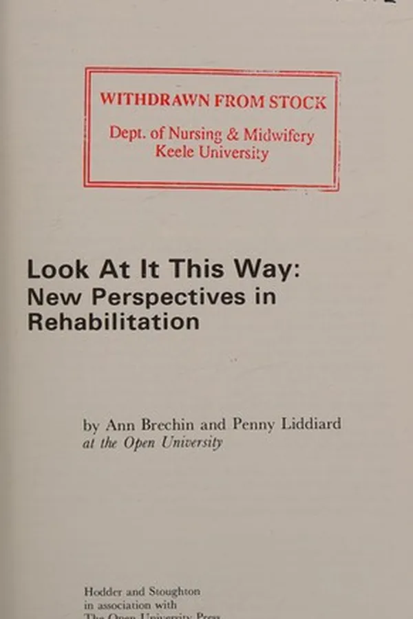 Capa de Look at it this way