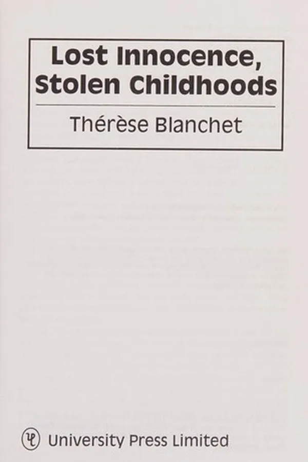 Capa de Lost innocence, stolen childhoods