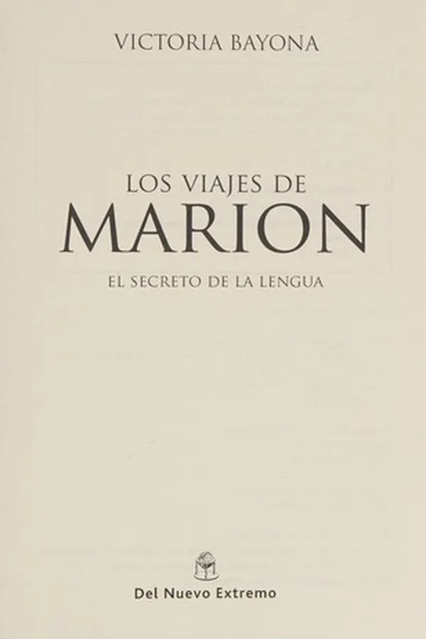 Capa de Los Viajes de Marion