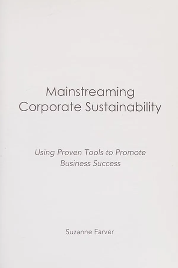 Capa de Mainstreaming Corporate Sustainability