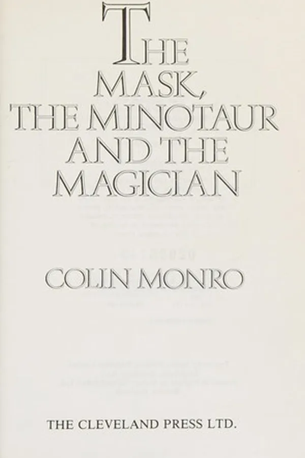 Capa de The mask, the minotaur and the magician