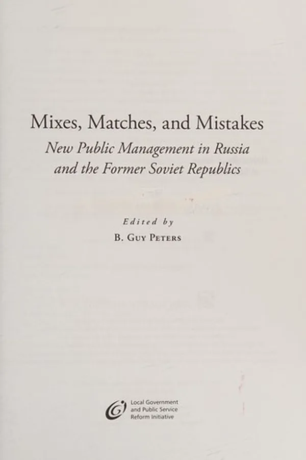 Cover of Mixes, matches, and mistakes