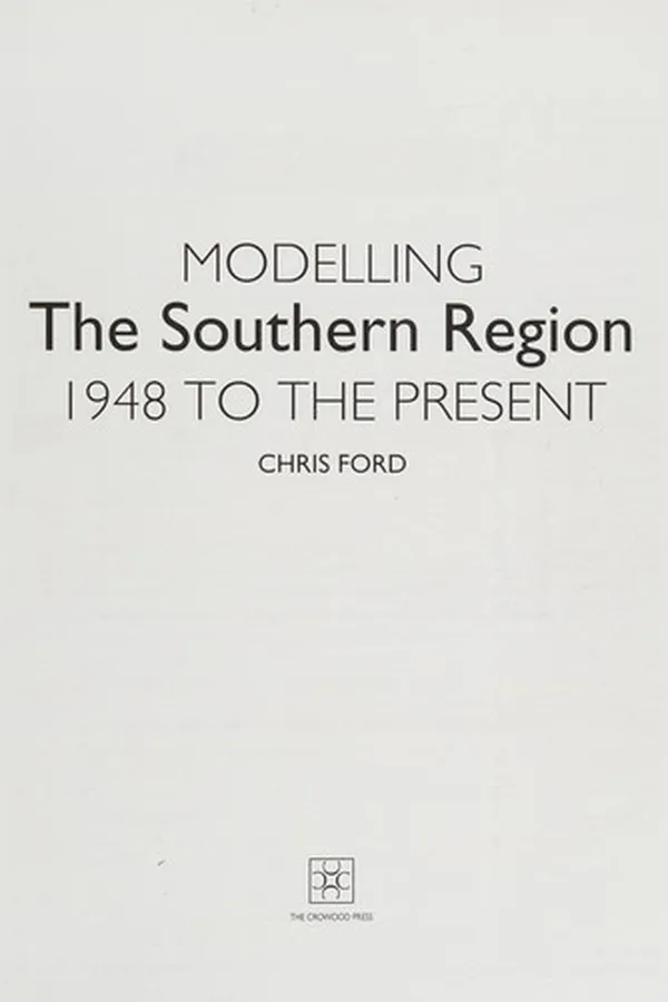 Capa de Modelling the Southern Region