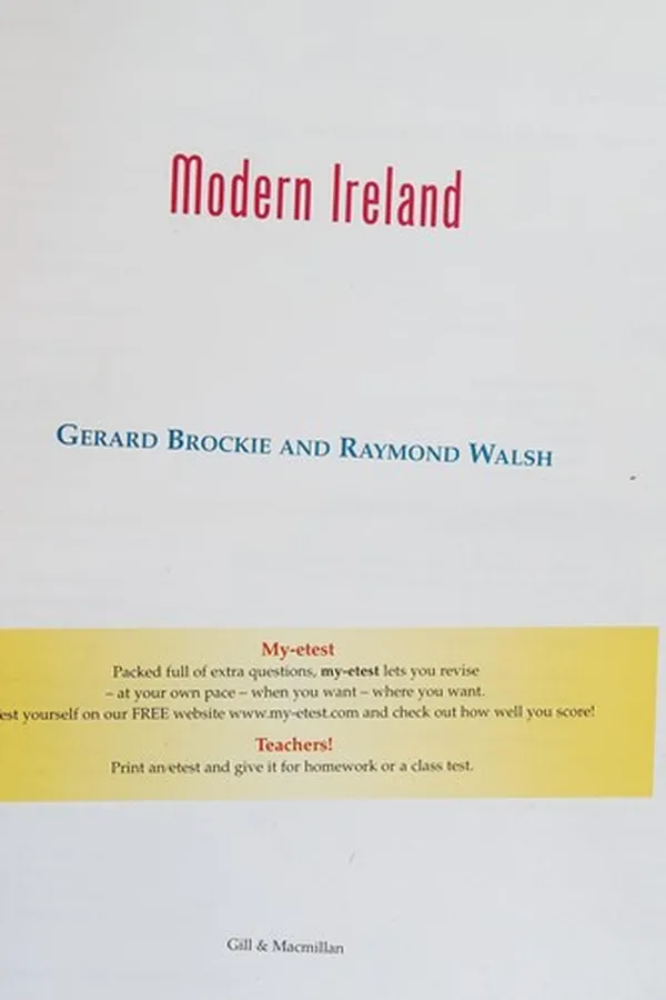 Capa de Modern Ireland