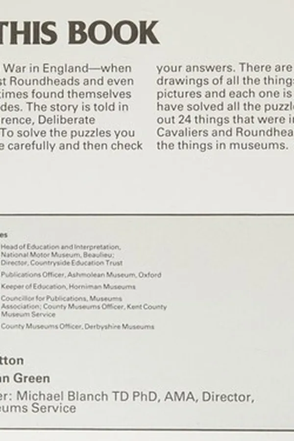 Capa de Museum puzzle-picture book of Cavaliers and Roundheads