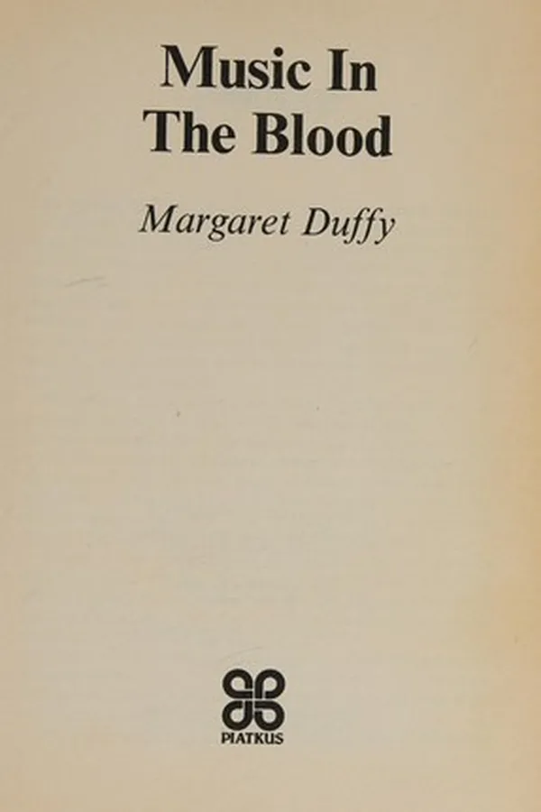 Capa de Music in the Blood