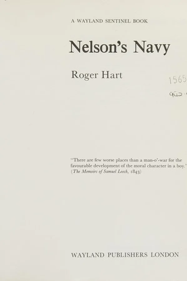 Capa de Nelson's navy