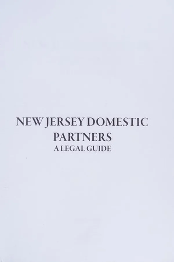 Capa de A legal guide for New Jersey domestic partners