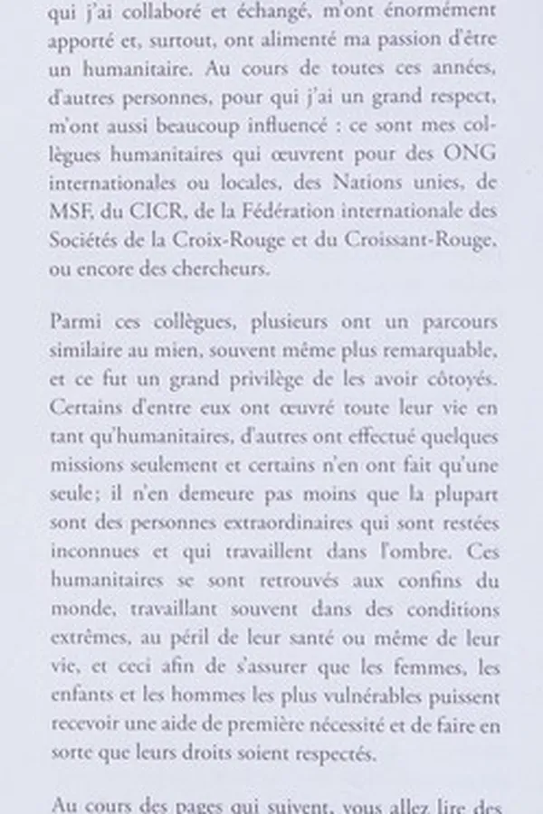 Capa de Nouvelles D'humanitaires