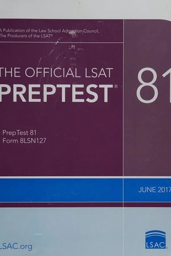 Cover of The Official LSAT Preptest 81