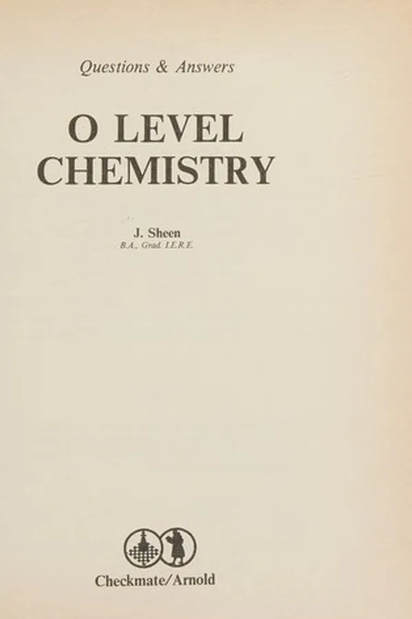 Capa de O Level Chemistry (Questions & Answers)