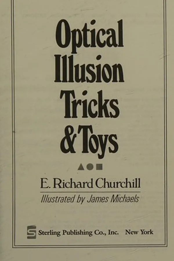 Capa de Optical illusion tricks and toys