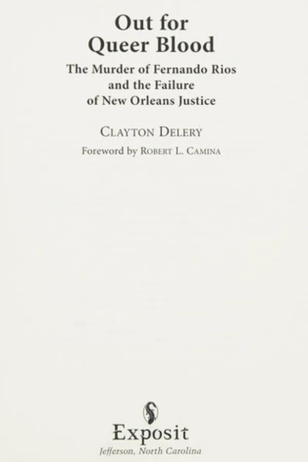 Cover of Out for Queer Blood