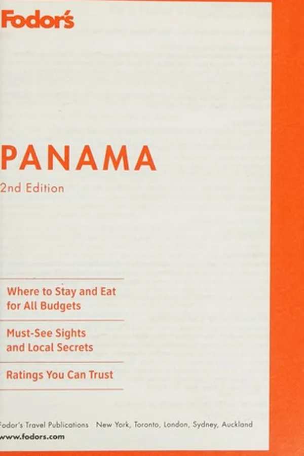 Capa de Fodor's Panama, 2nd Edition