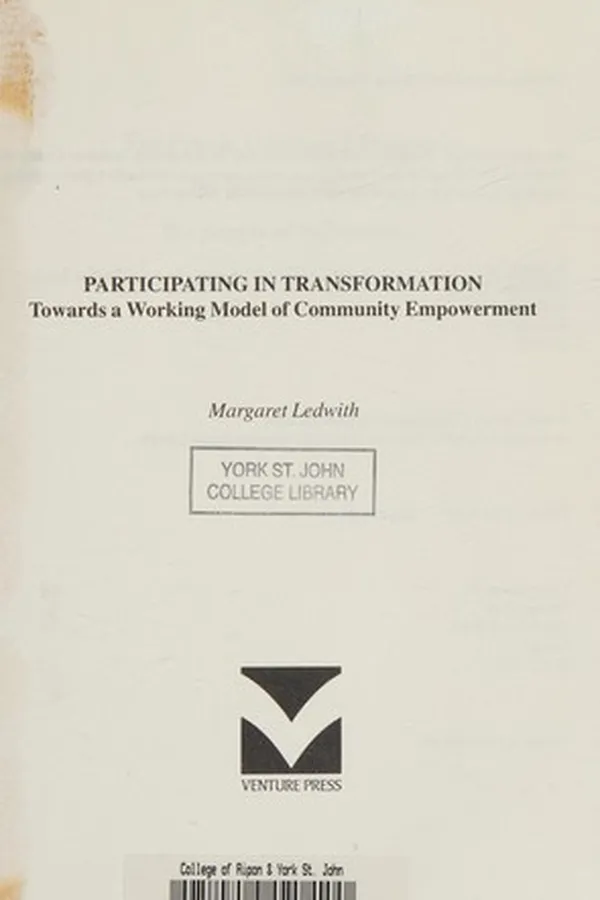 Capa de Participating in Transformation