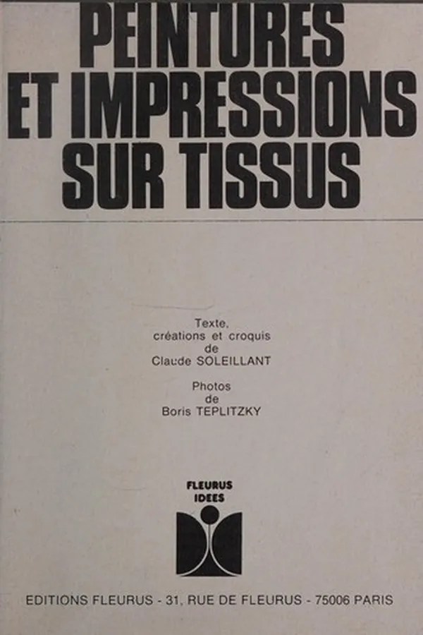 Capa de Peintures et impressions sur tissus