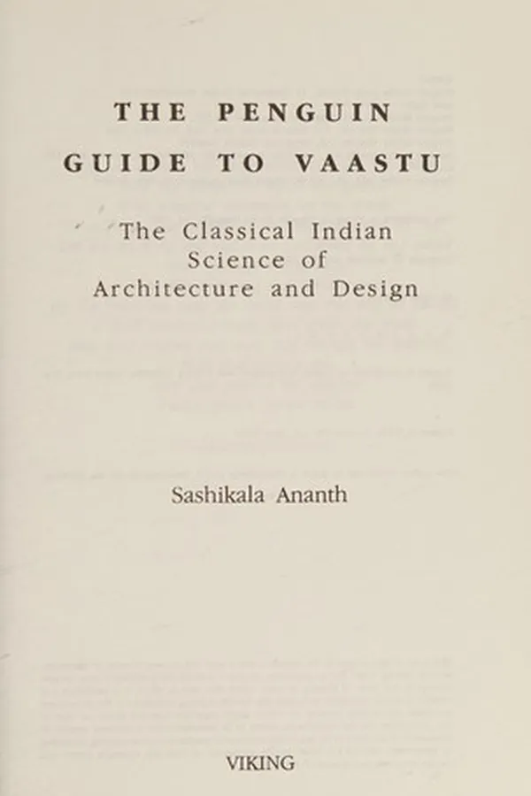 Capa de Penguin Guide to Vaastu