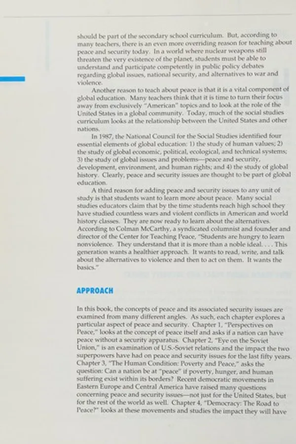 Cover of Perspectives on Peace
