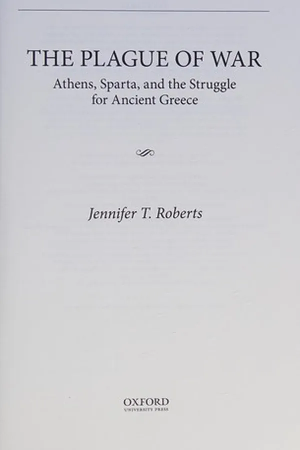 Capa de The plague of war
