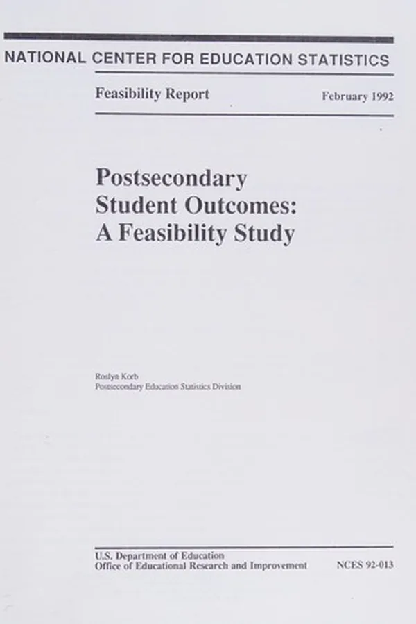 Capa de Postsecondary student outcomes