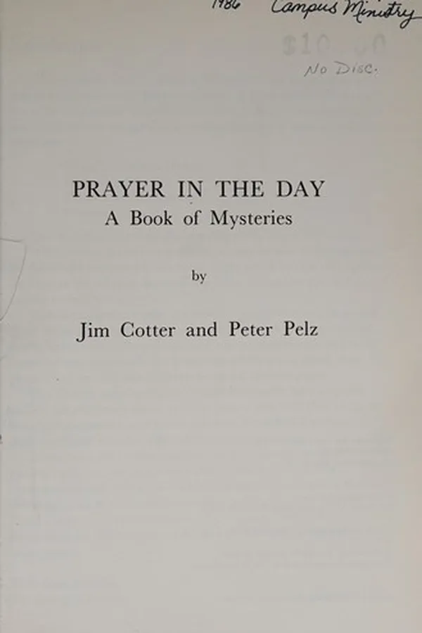 Capa de Prayer in the Day