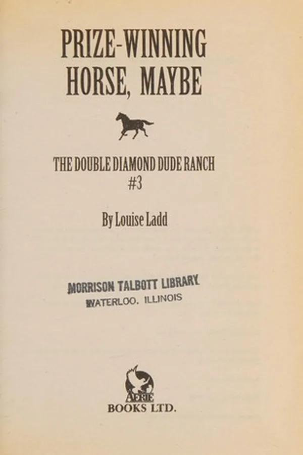 Capa de Prize-winning horse, maybe