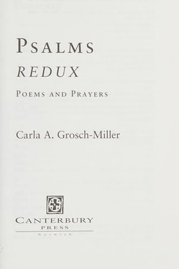 Capa de Psalms Redux