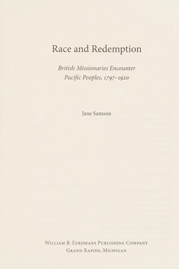 Capa de Race and redemption
