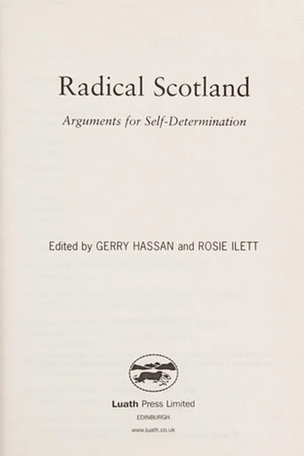 Capa de Radical Scotland