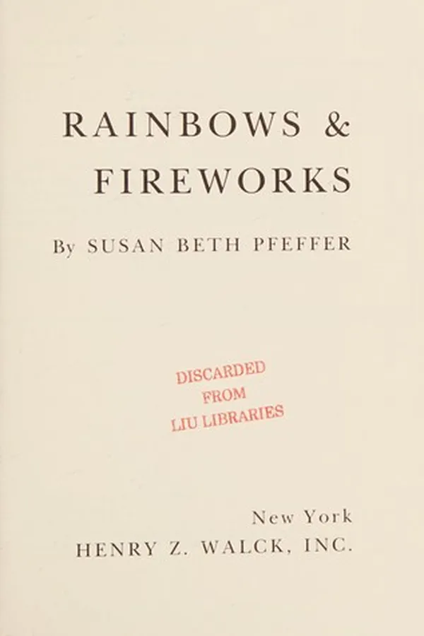 Cover of Rainbows & fireworks