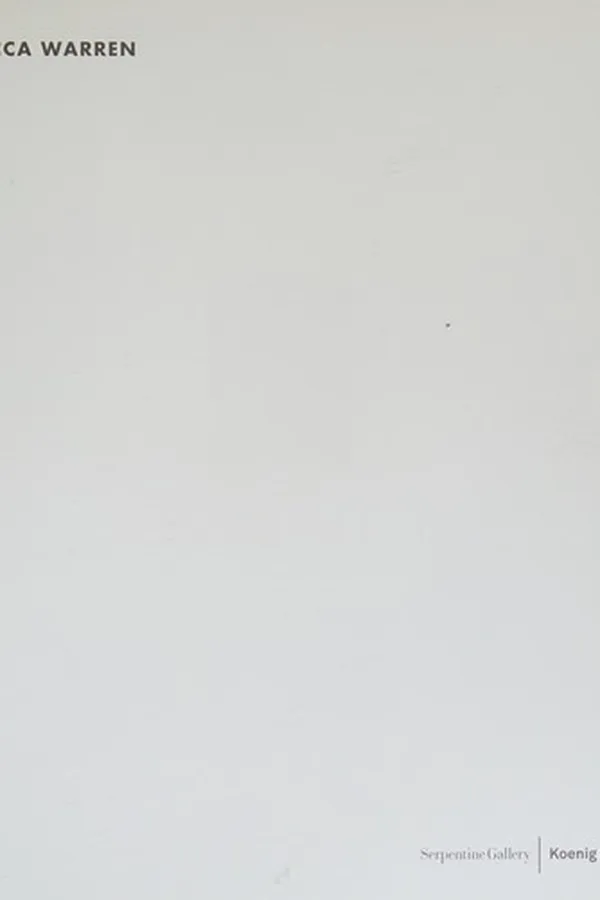 Cover of Rebecca Warren