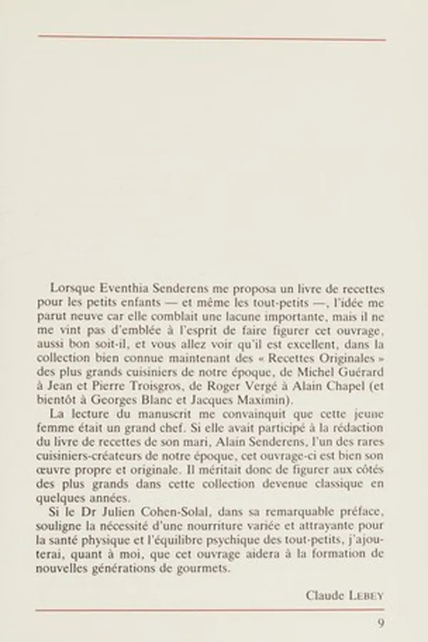 Capa de Recettes originales pour tout-petits