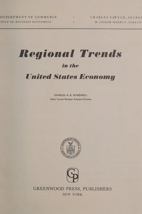 Capa de Regional trends in the United States economy