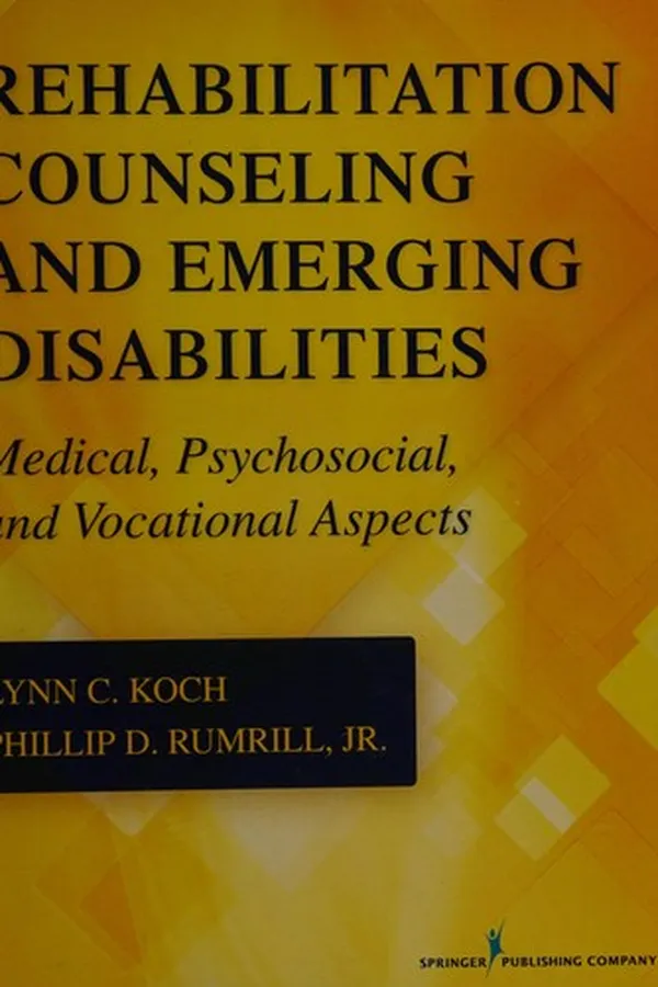 Capa de Rehabilitation Counseling and Emerging Disabilities
