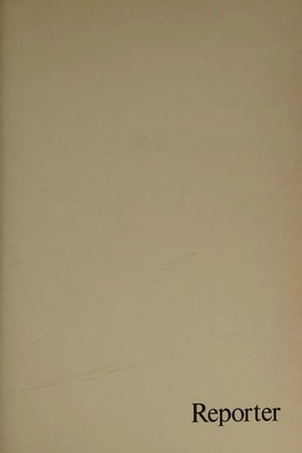 Capa de Reporter