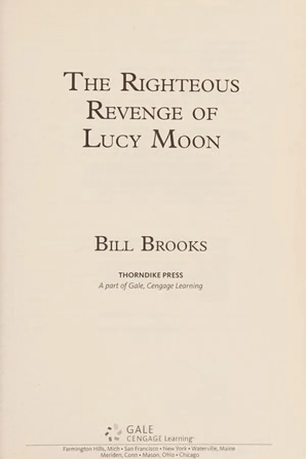 Capa de The righteous revenge of Lucy Moon