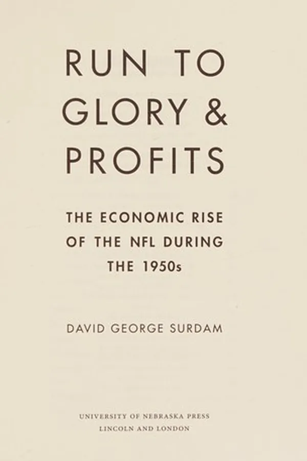 Capa de Run to Glory and Profits